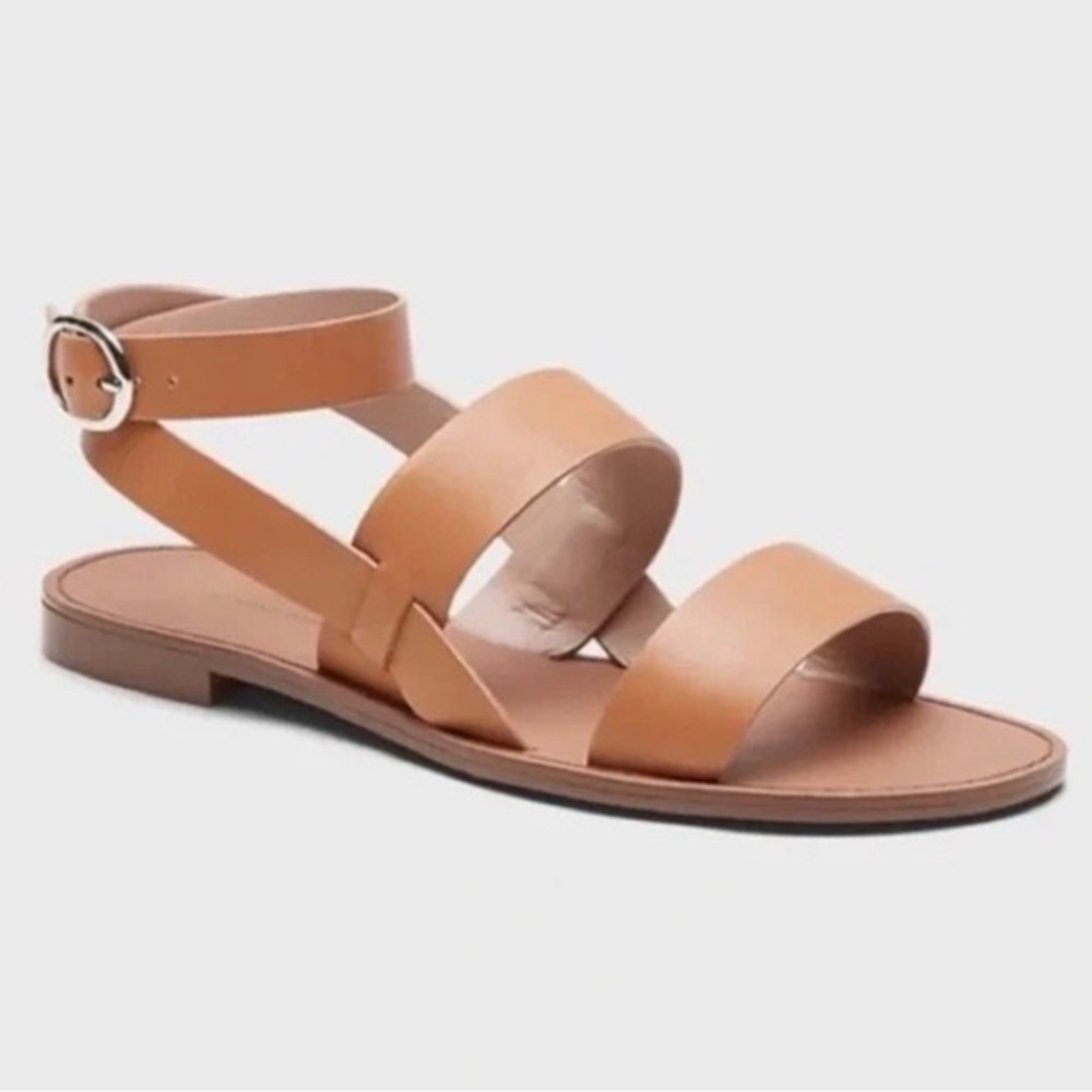 Banana Republic Tan Leather Women's Sandals— NEVER WORN size 7.5